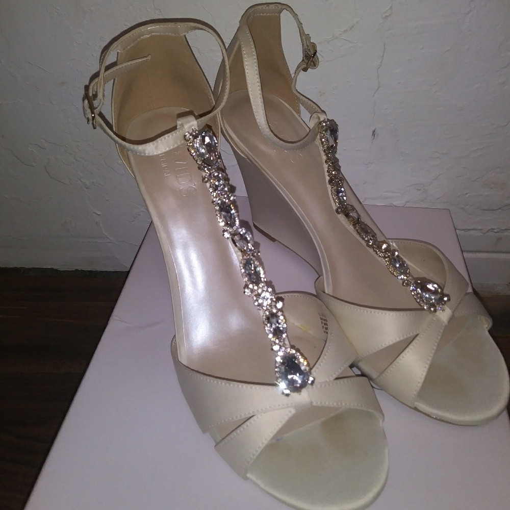 David's Bridal Wedges
